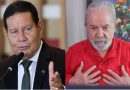 Hamilton Mourão: “Lula está abaixo do nível que o Brasil precisa”